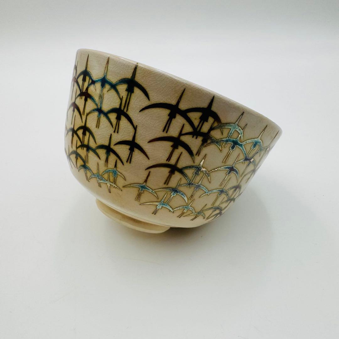 昌山造 茶碗 鶴図 共箱 茶道具】骨董 アンティーク インテリア｜2026年