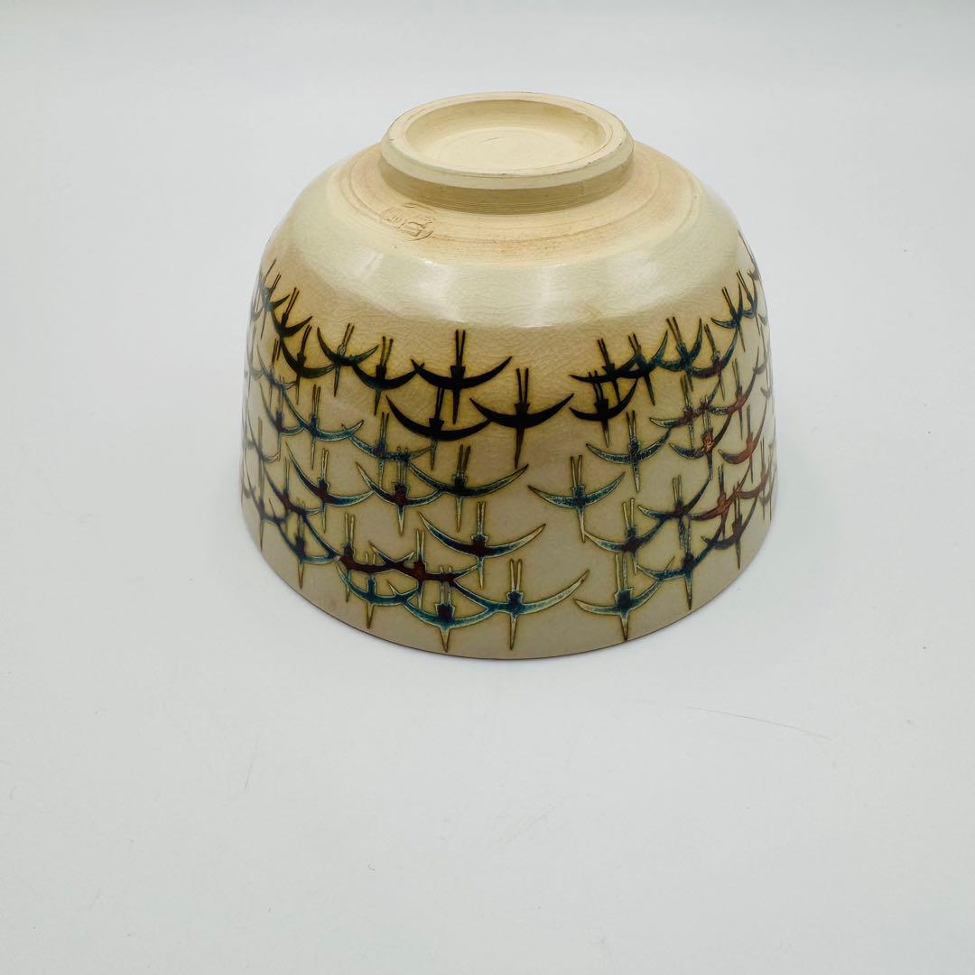 昌山造 茶碗 鶴図 共箱 茶道具】骨董 アンティーク インテリア｜2026年