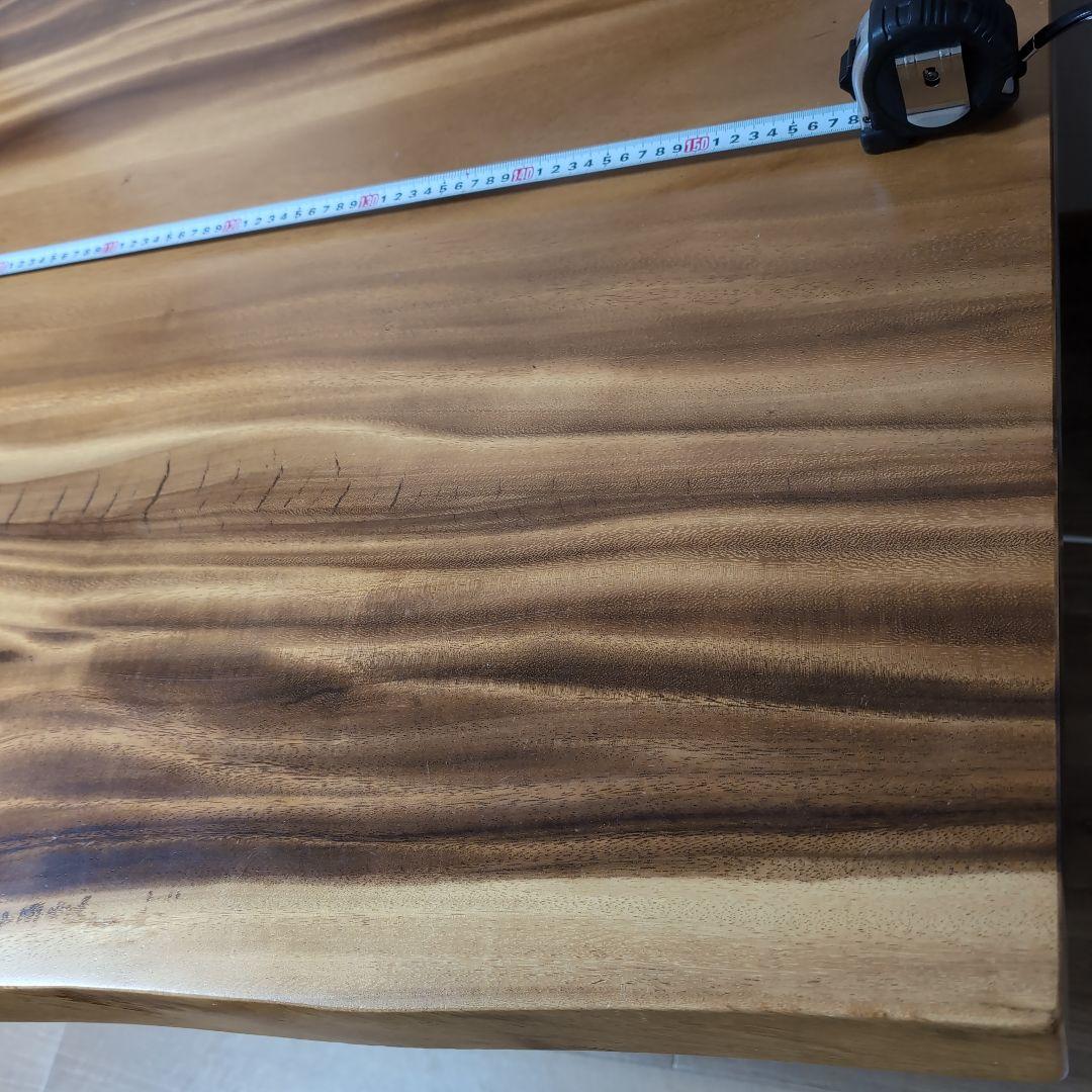 167×91〜99×5 無垢 一枚板 モンキーポット テーブル ①天板のみ