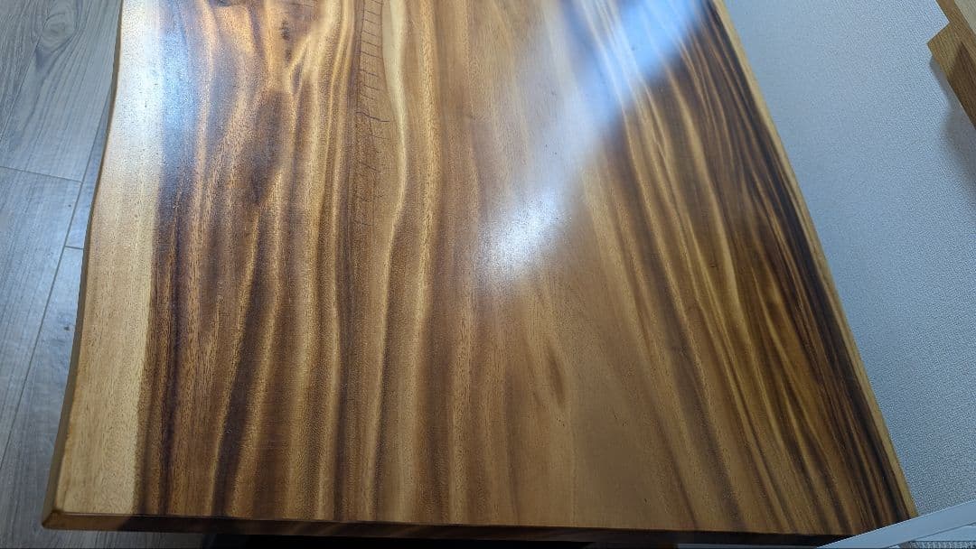 167×91〜99×5 無垢 一枚板 モンキーポット テーブル ①天板のみ