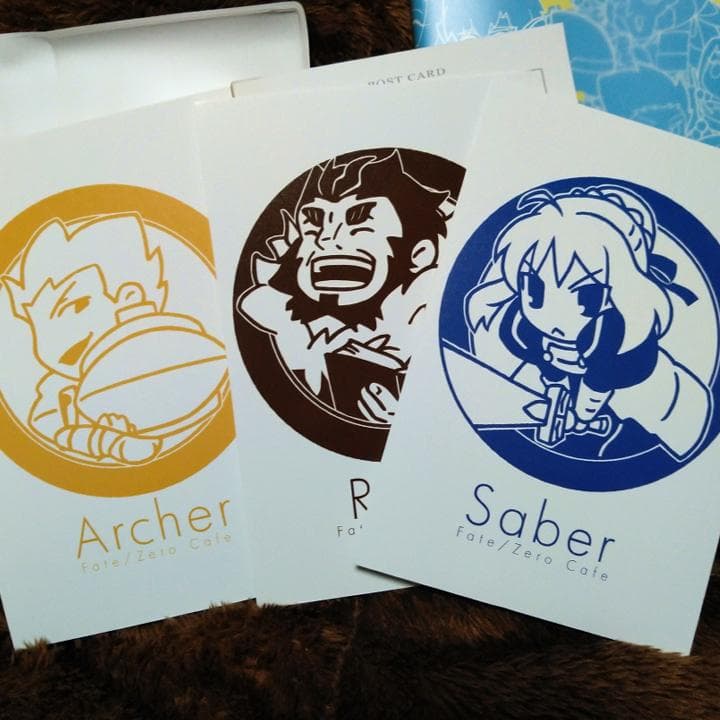 Fate / Zero ポストカードブックカバーセット SD手帳 等 3点セット
