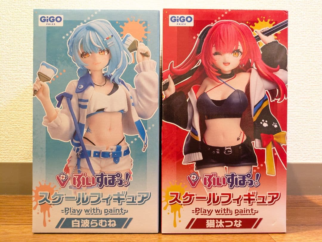 GIGO限定）ぶいすぽっ！スケールフィギュア2点セット（白波らむね、猫