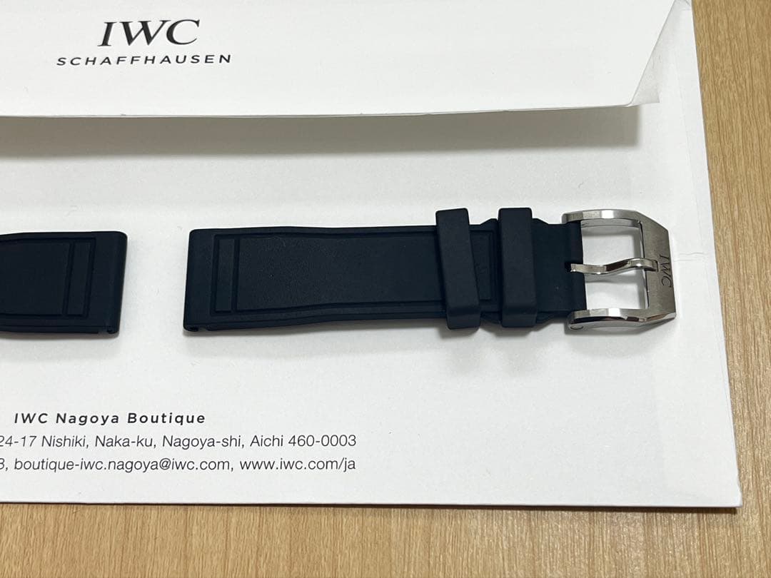 IWC 純正ラバーベルト尾錠 パイロットウォッチマークXX用 マーク20用