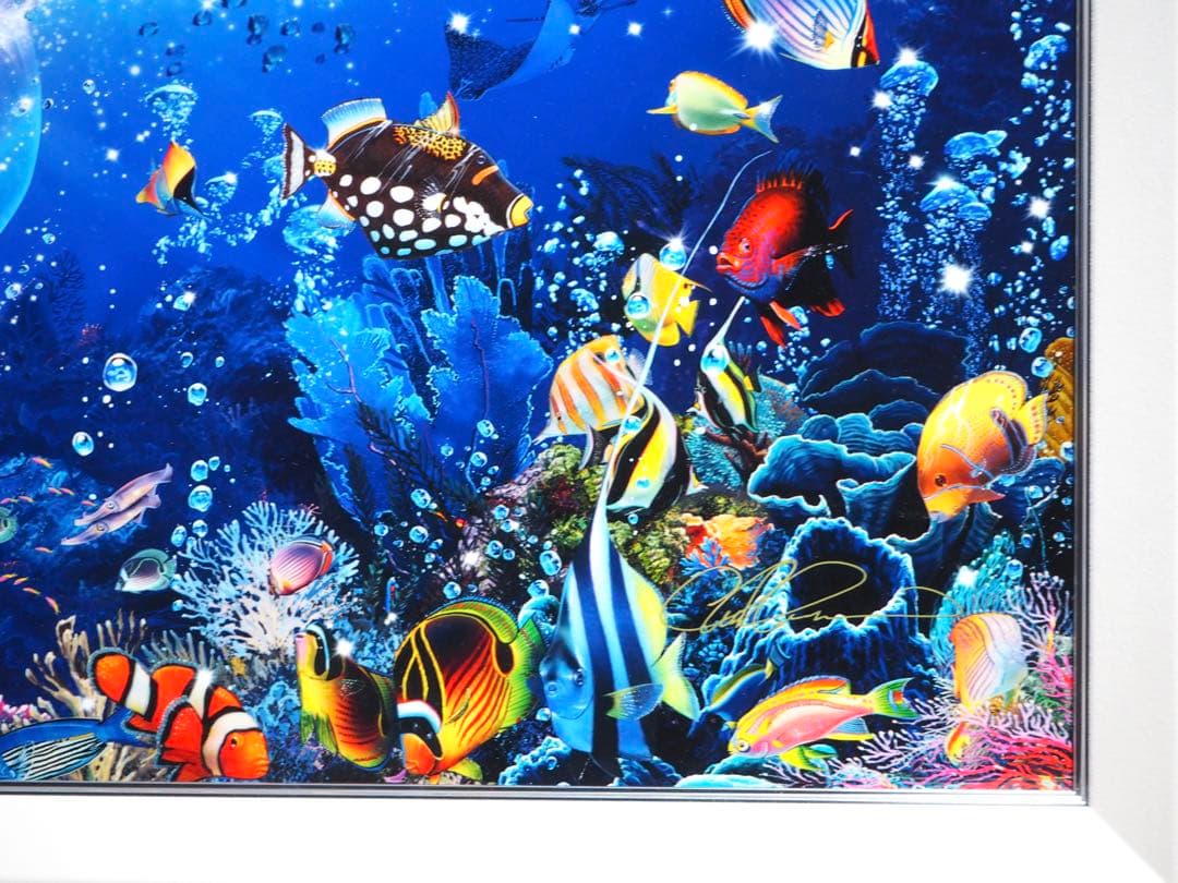 い*ん様 真作□クリスチャンラッセン 最高傑作 版画 ドリームタイム L