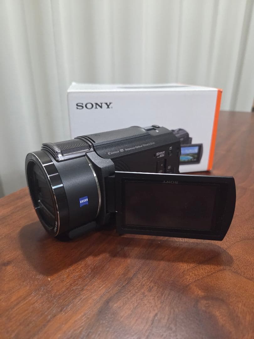 SONY デジタル4Kビデオカメラ FDR-AX45A 予備長時間バッテリー付