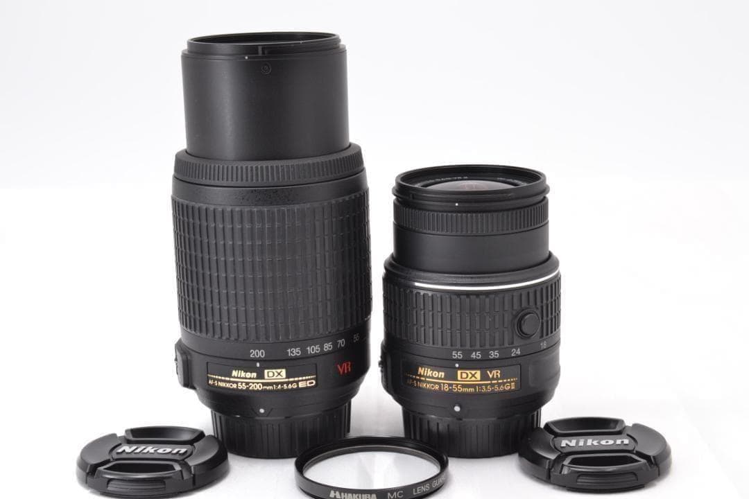 ニコン Nikon D5500 希少RED ダブルズーム カメラバッグ付 - メルカリ