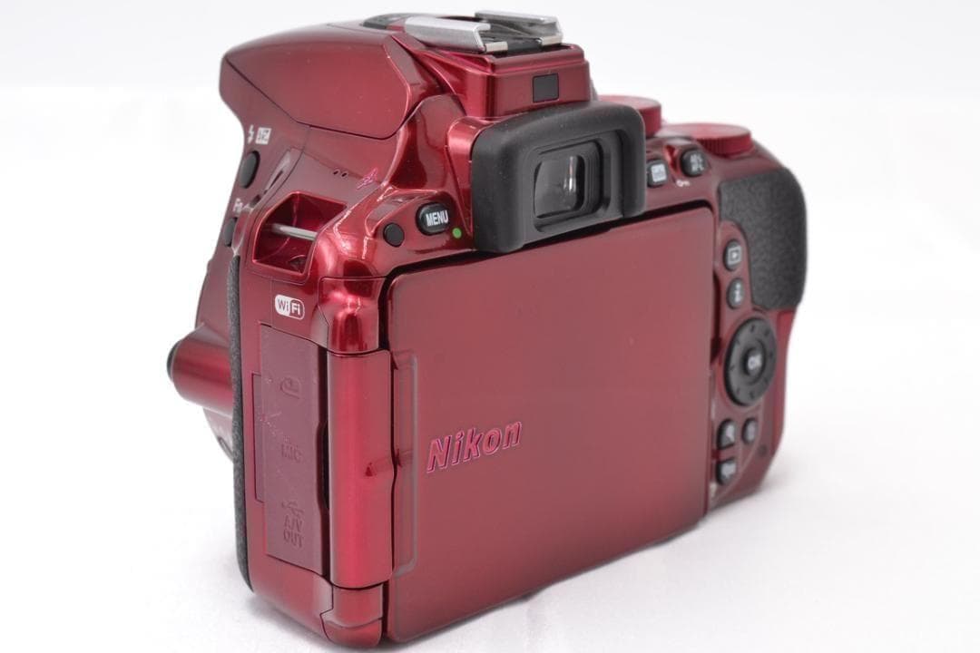 ニコン Nikon D5500 希少RED ダブルズーム カメラバッグ付 - メルカリ