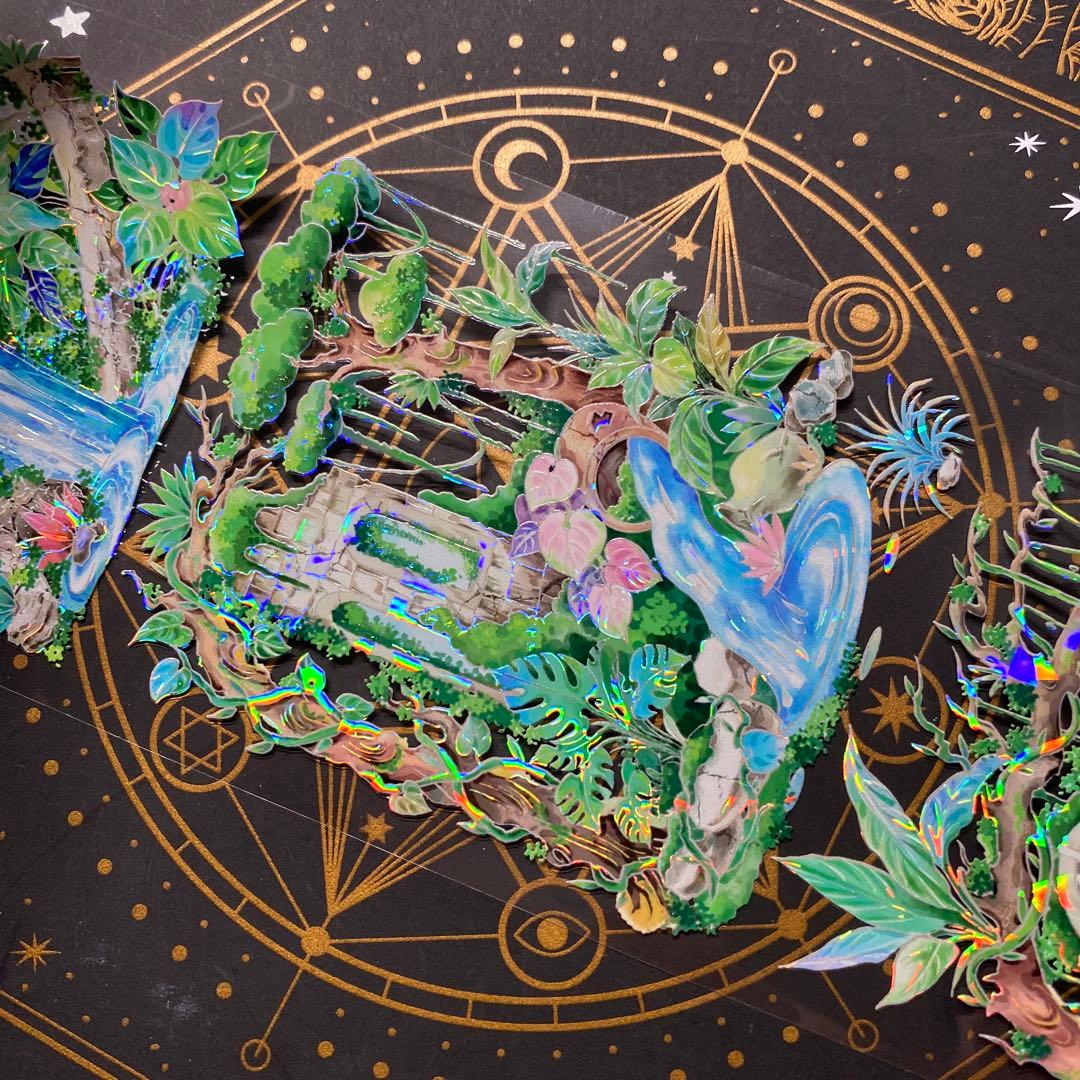 9264】海外 マステ 中古巻 貝殻光マスキングテープ 背景装飾系 - メルカリ