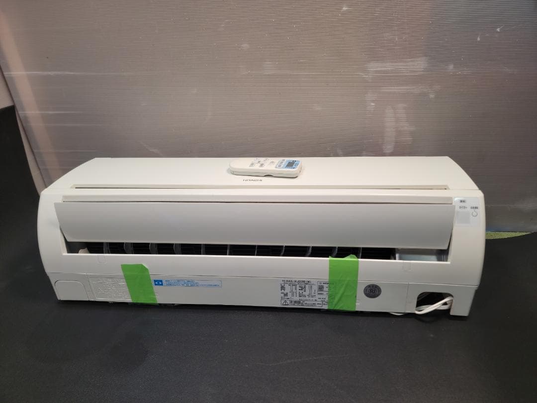 神奈川県内は無料工事、配送付き、室外機セット)[1077]日立6畳 保証