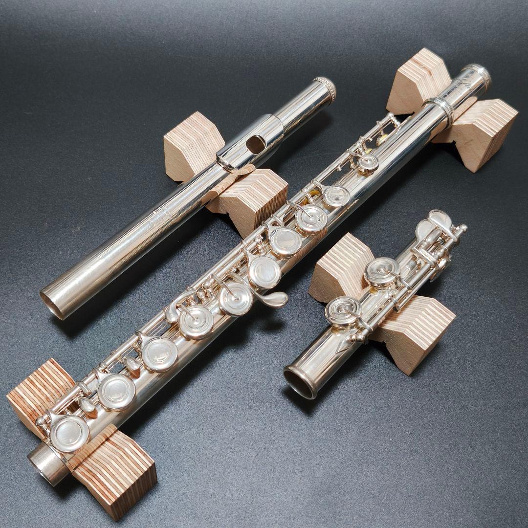 中古美品 アルタス フルート 総銀製 Ag900 マテキ頭部管 タンポ新品