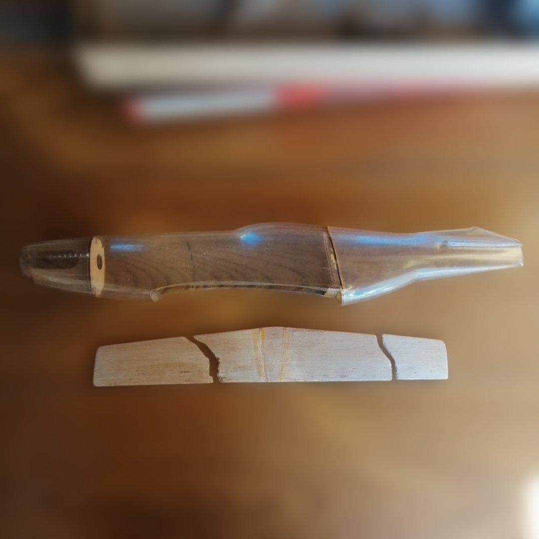 Little Mustang I5クラスパイロン飛行機 林製作所 作りかけ