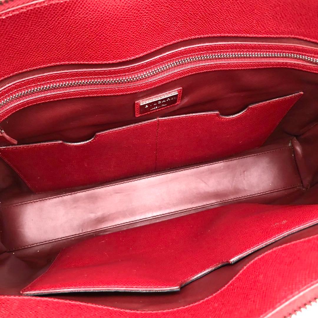 ✨極美品✨ブルガリマン ビジネスバッグ A4可能 パラジムロゴ金具 レザー