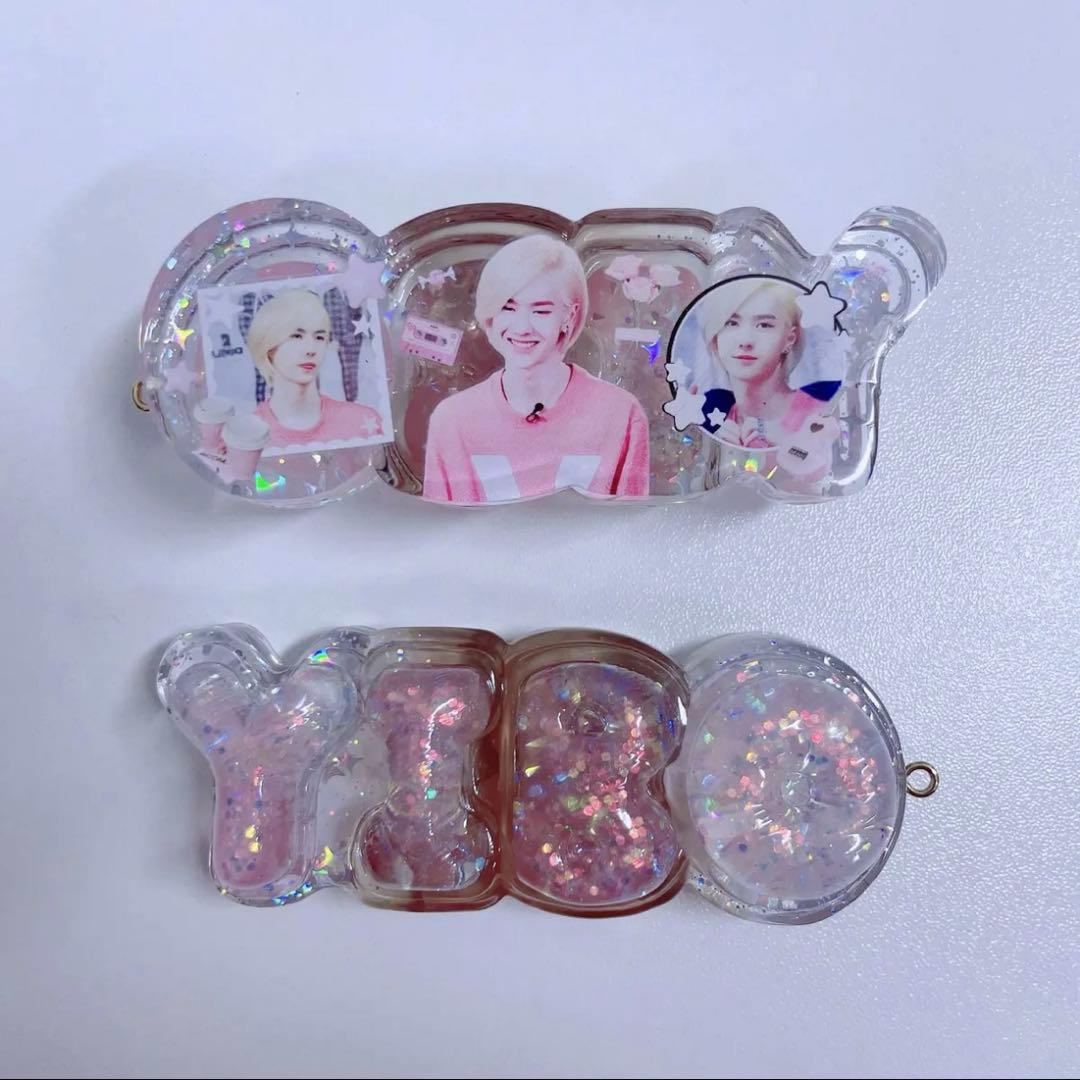 王一博 厚いレジン置物です&バッグチャームに&ナイトライトにもなります❣️9点③