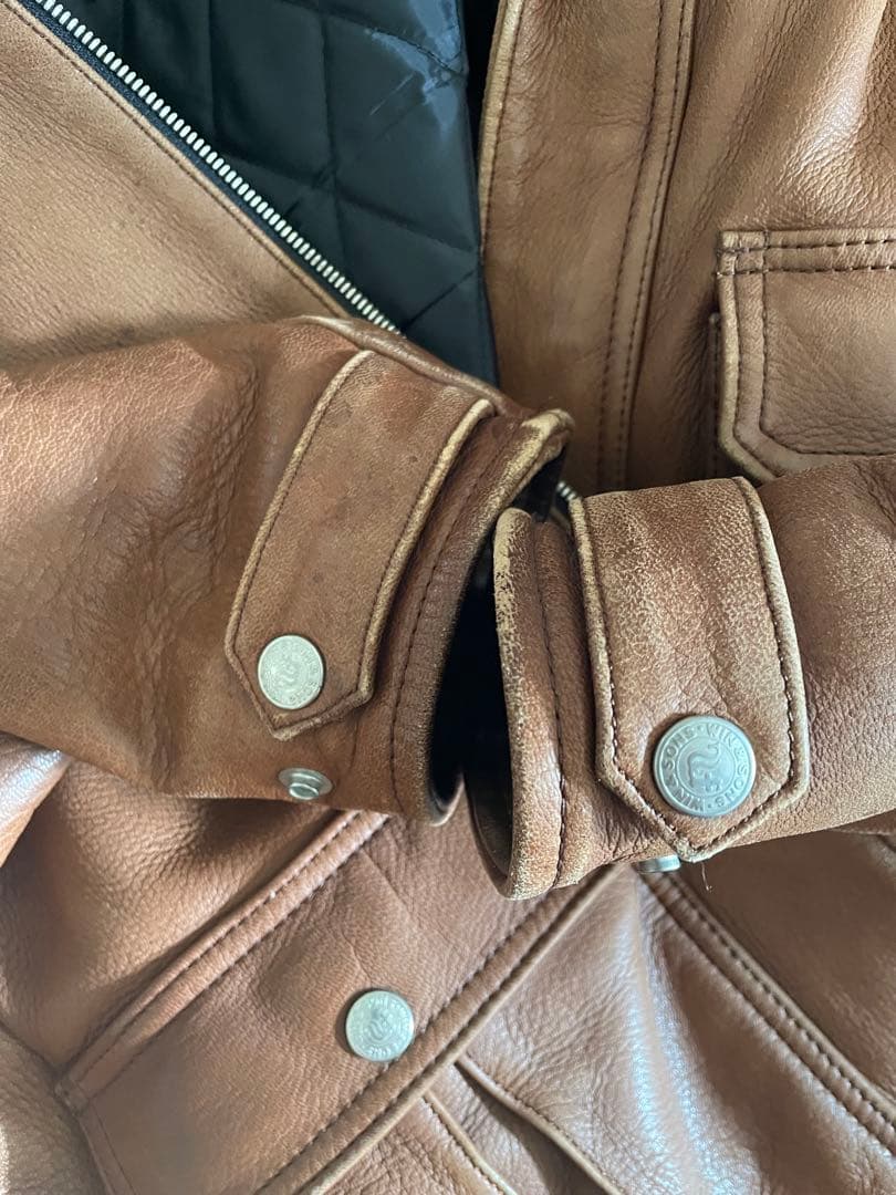 DELAY by Win&Sons G1 ディアスキンレザー 希少サイズ4 DELAYディレイ