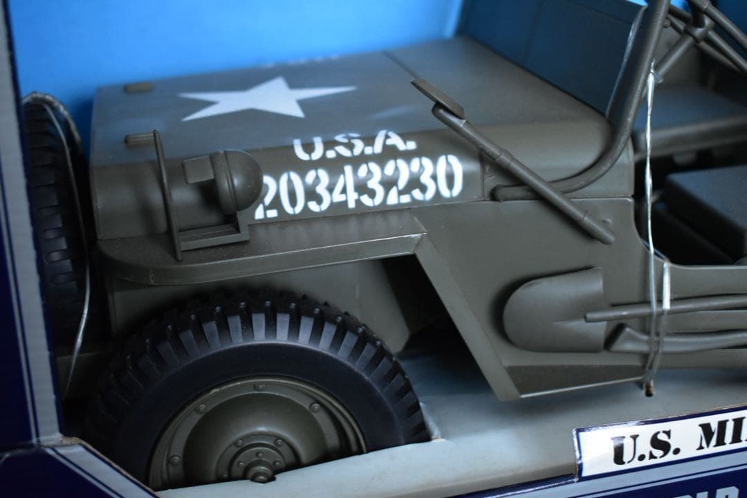 1/6 大型スケール US ウィリス MB ジープ 完成品 GIジョー 米軍