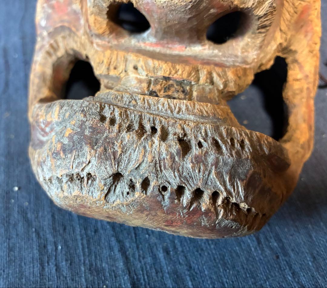 木彫面 翁面 室町から江戸時代