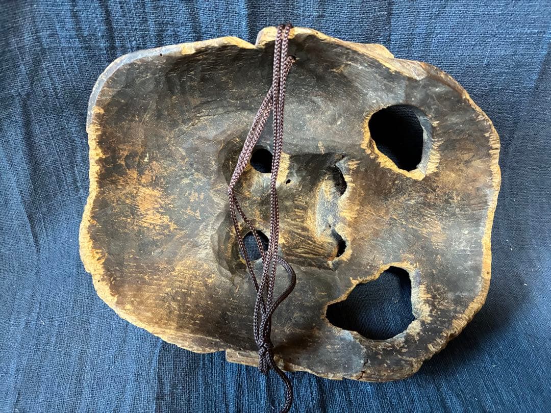 木彫面 翁面 室町から江戸時代