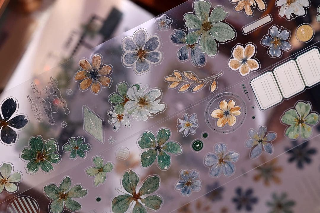 ⭐️SALE⭐️小白家文創《青书》海外マスキングテープ マステ 【7251】