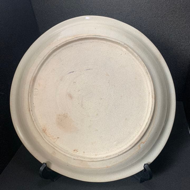 京焼 白井半七 飾皿 紅梅 皿 絵付け皿 乾山写