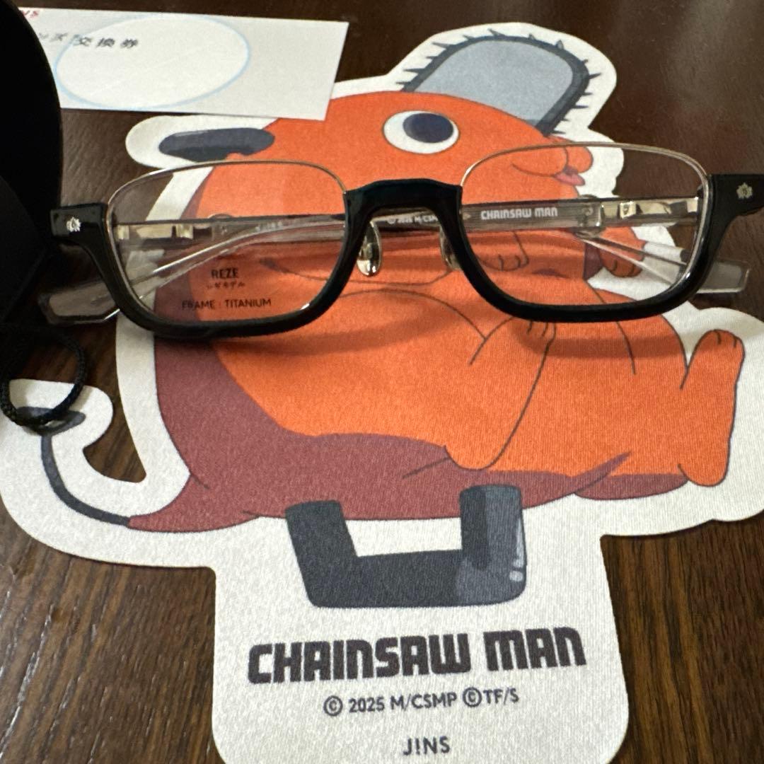 JINS チェンソーマン レゼモデル レゼ レンズ交換券付き - メルカリ