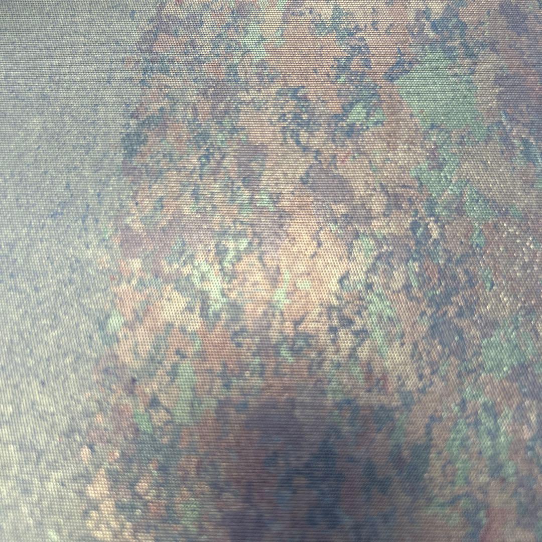 本金箔 金泥箔】シルク製 六通柄袋帯 金色と茶色のグラデーション0105