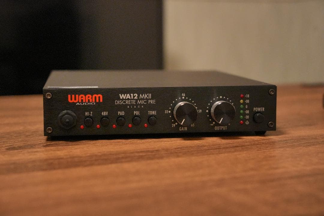 WARM AUDIO / WA12 MKII Black マイクプリアンプ