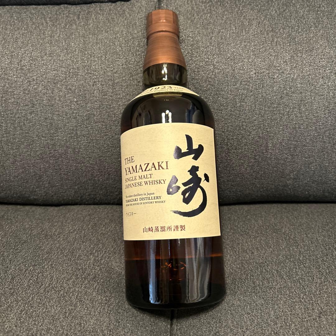 未開栓○サントリー山﨑シングルモルトウィスキー700ml サントリー
