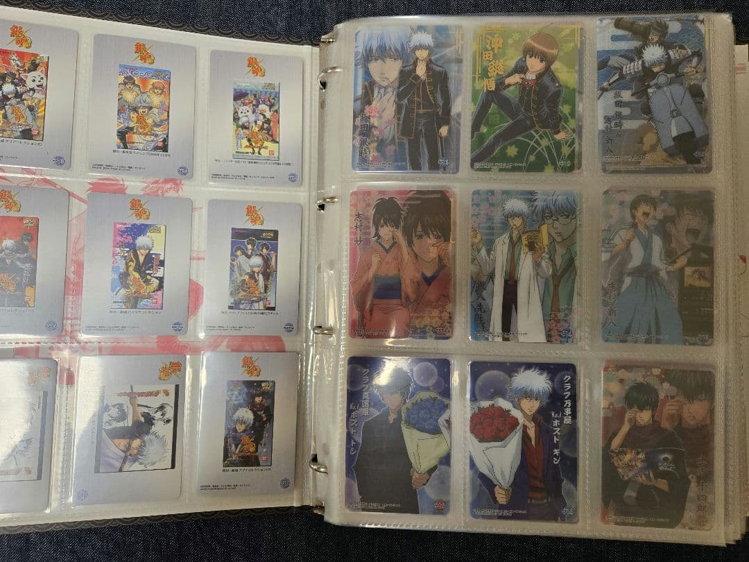 銀魂　クリアコレクション　約678枚 　専用バインダー入りまとめ売り+オマケ