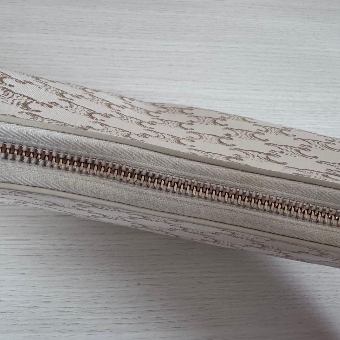 CELINE セリーヌ AVA トリオンフキャンバス ハンドバッグ ホワイト