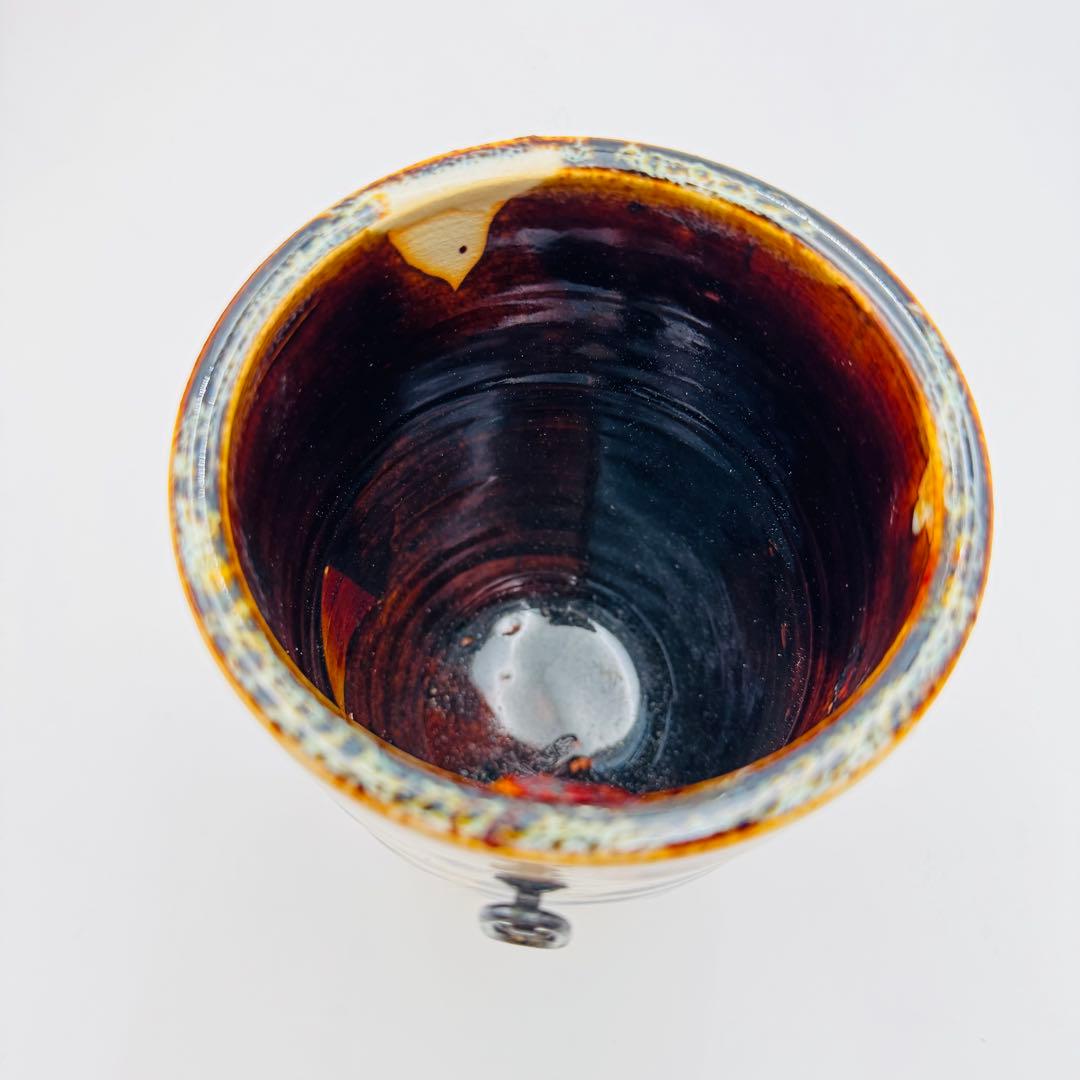 真葛焼 宮川香斎 掛花入 華道 花器 花瓶 共箱】骨董 インテリア