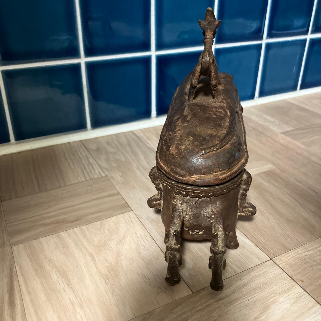 マリ ドゴン族 金属製 ケース