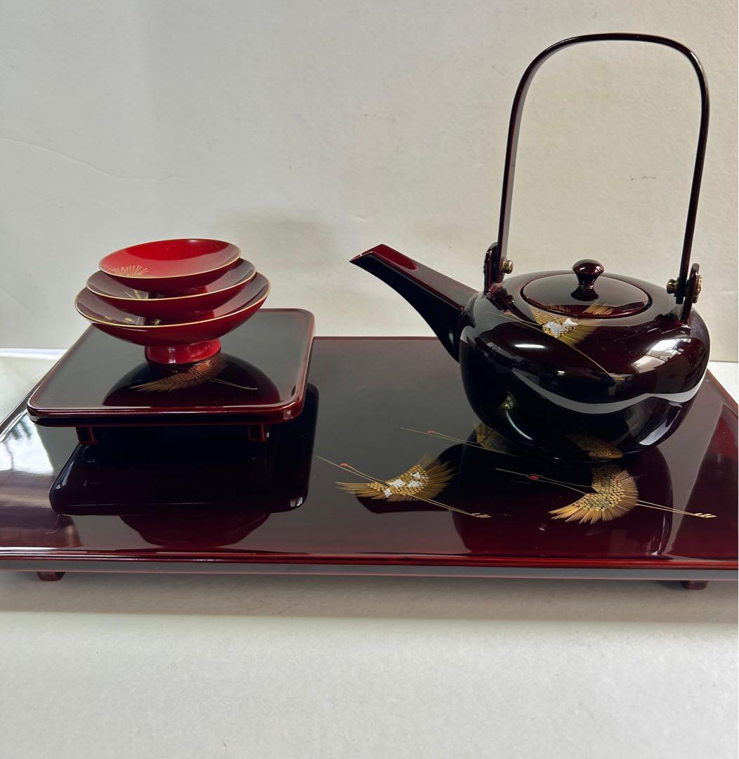 特選 越前漆器 お屠蘇器 立山作 天然木 沈金 蒔絵 箱入り 特選 越前漆器 お屠蘇器 立山作 天然木 沈金 蒔絵 箱入り