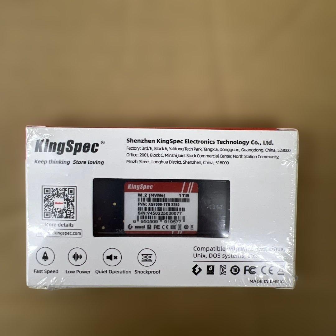 312 KingSpec XG7000 1TB SSD 未開封