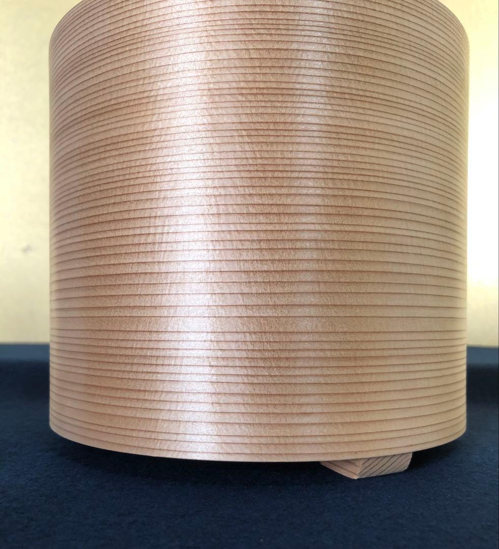 《レ》茶道具 杉木地 曲水指 曲木 高木誠明作 元箱　251201お2