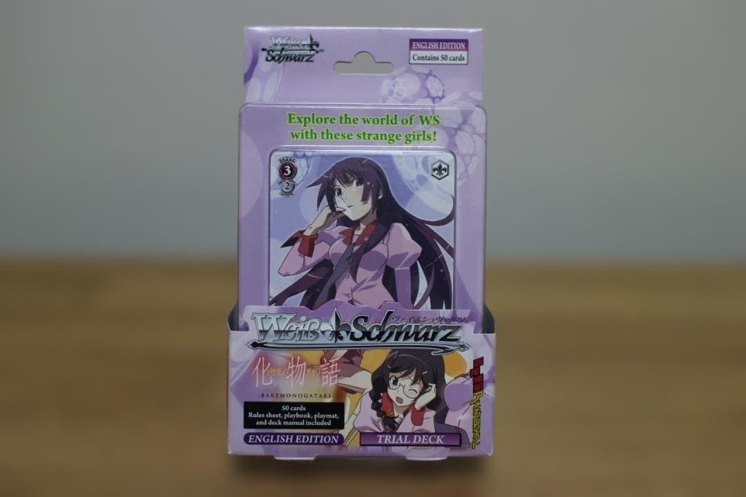 希少】ヴァイスシュヴァルツ 化物語トライアルデッキ 英語版 - メルカリ