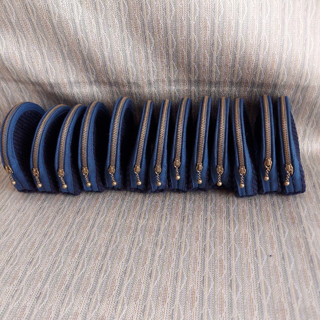 剣道着の鍔ケース3組用 13点 刺繍入り