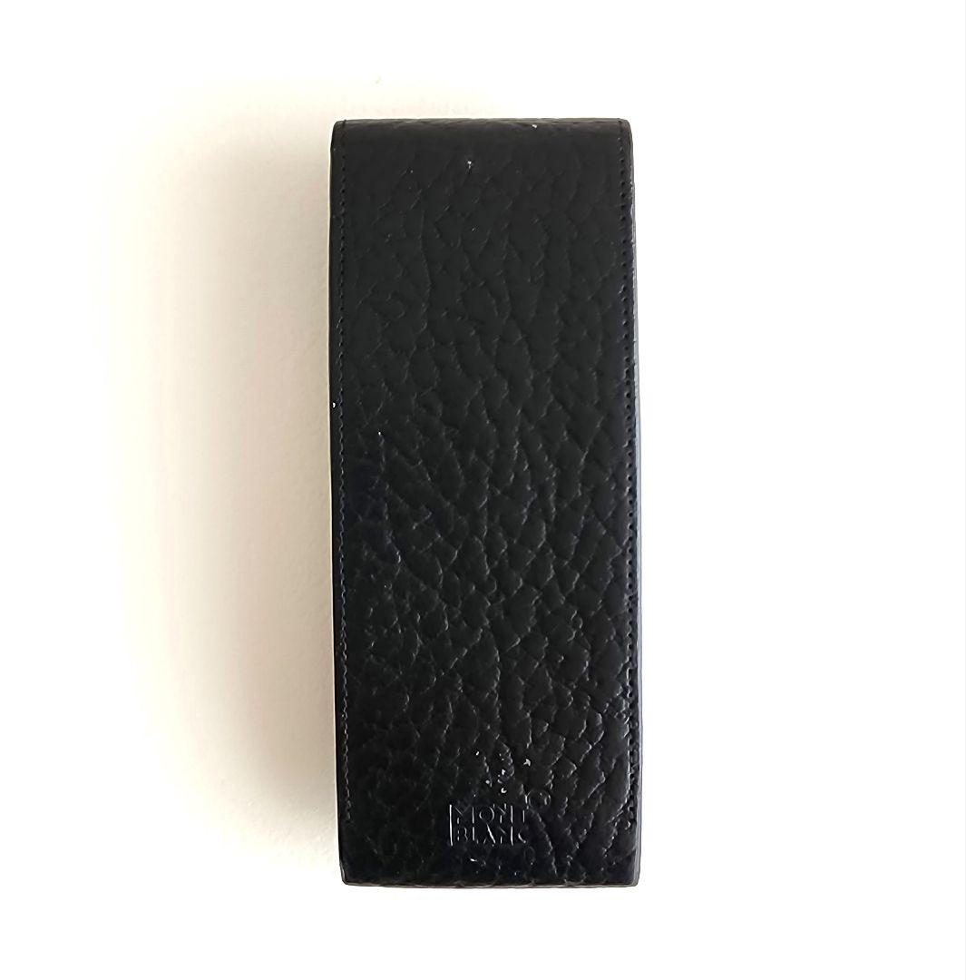 モンブラン レザー ペンケース 3本用 ブラック