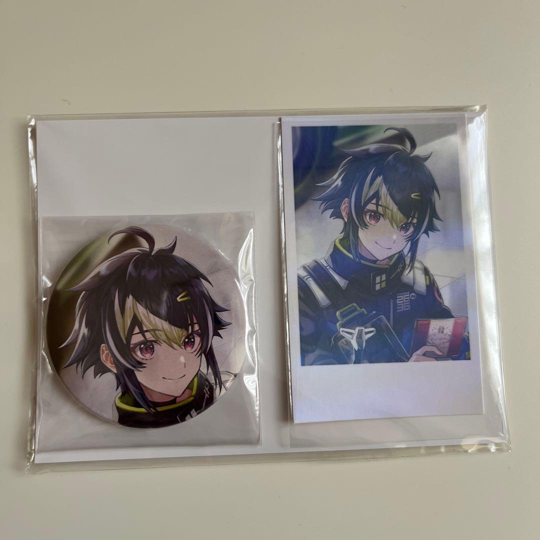 伊波ライ にじさんじ バースデーグッズ 缶バッジ チェキ風カード 2024