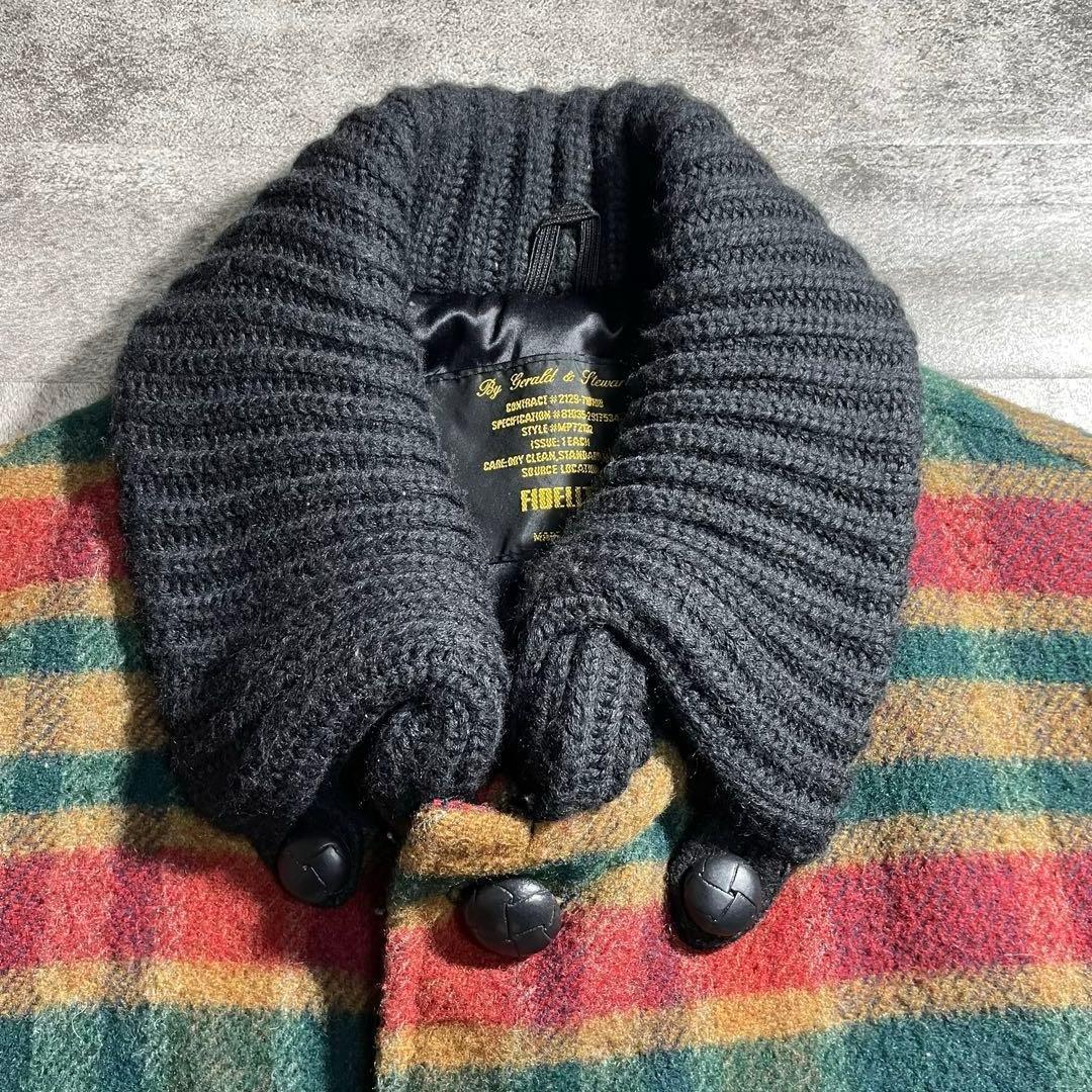 美品FIDELITYフィディリティウール チェック柄ジャケットUSA製サイズM