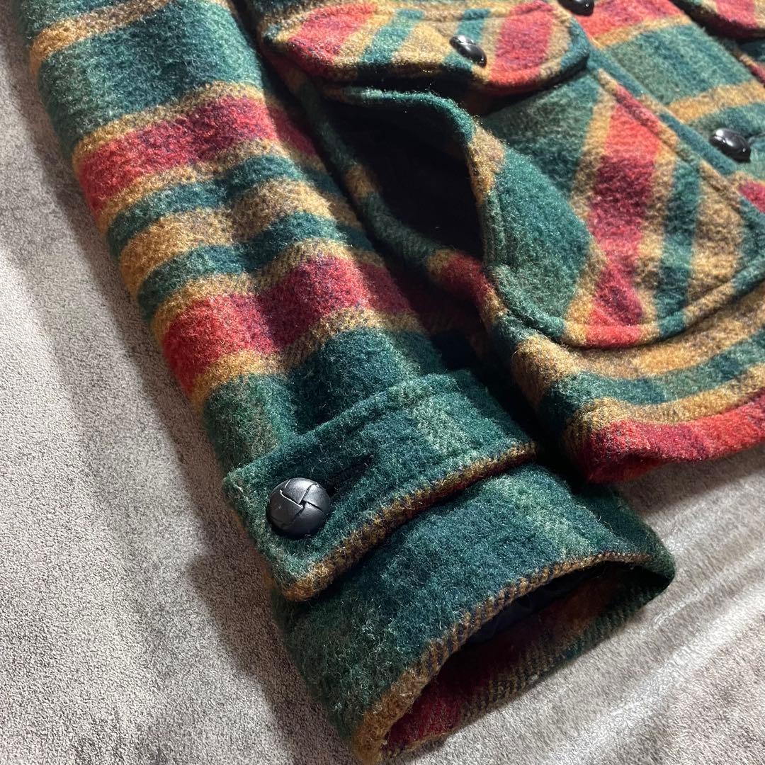 美品FIDELITYフィディリティウール チェック柄ジャケットUSA製サイズM