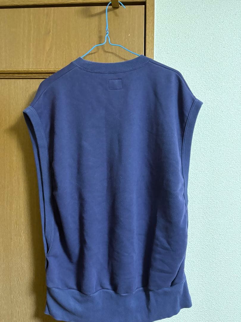 needles ニードルス パピヨン ワッペンロゴ ノースリーブスウェット