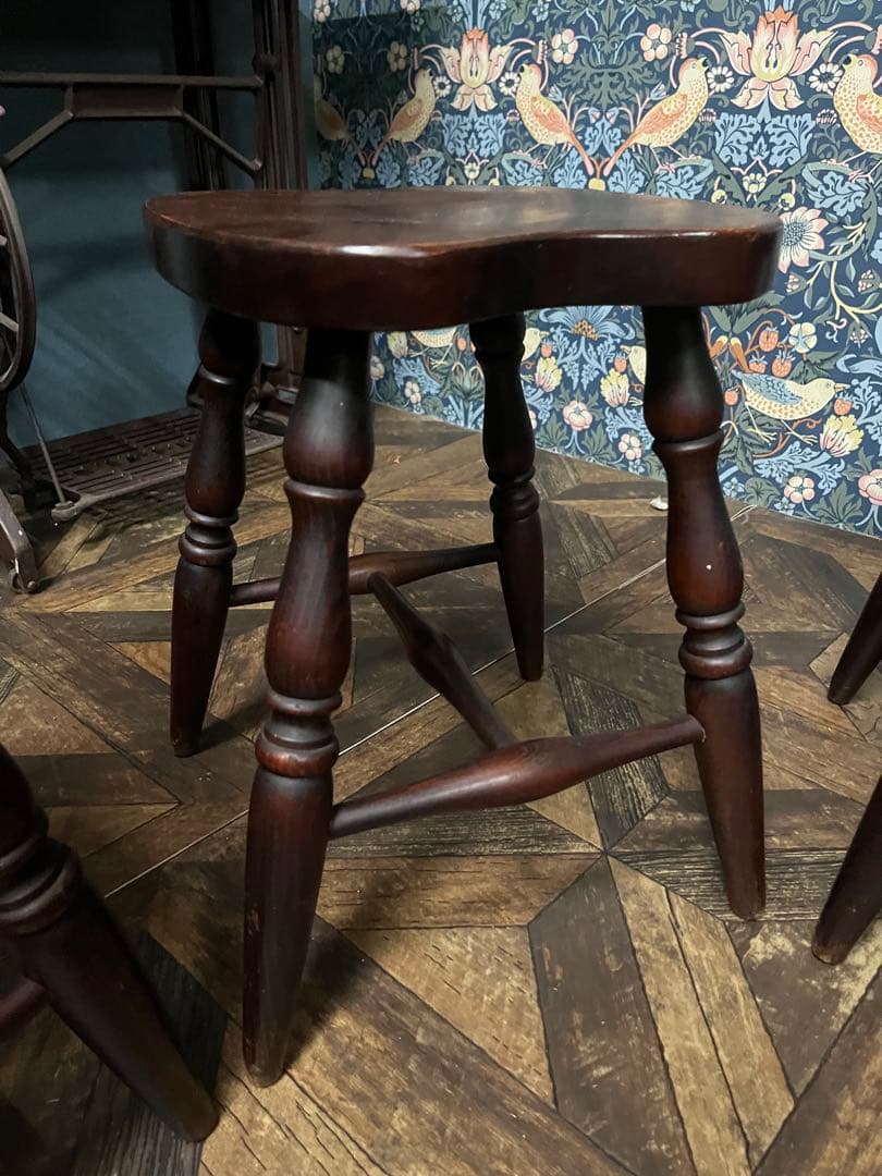 haco＊飛騨産業 キツツキ スツール セット 当時物 昭和レトロ