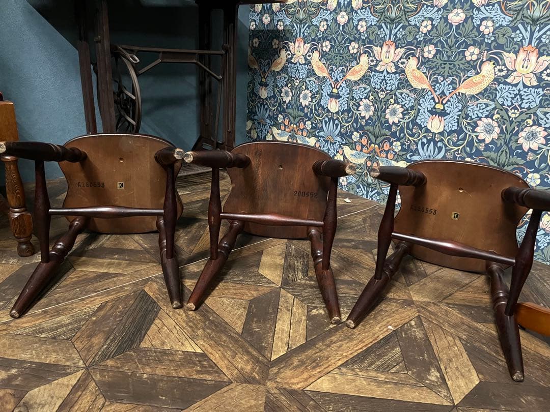 haco＊飛騨産業 キツツキ スツール セット 当時物 昭和レトロ