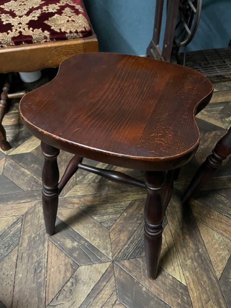 haco＊飛騨産業 キツツキ スツール セット 当時物 昭和レトロ