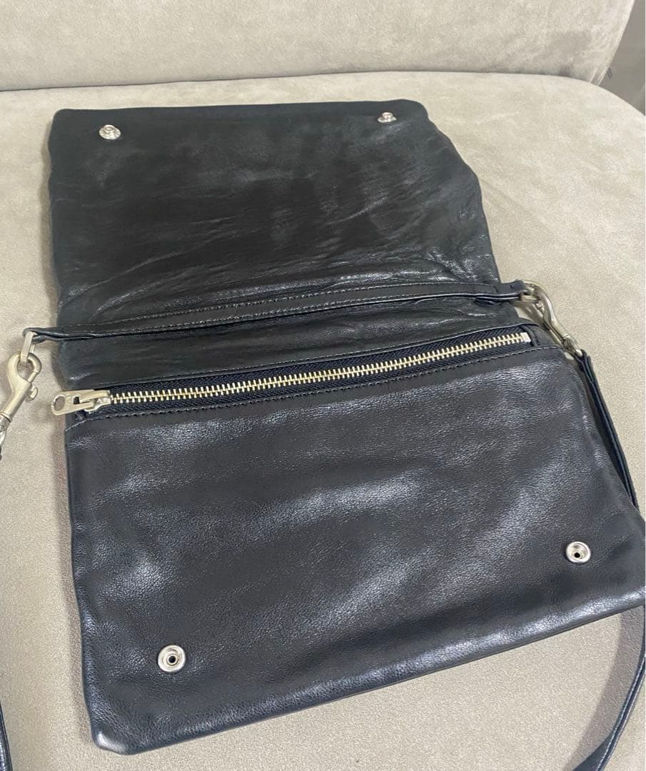 beautiful people ショルダーバッグ　ライダースバッグ　レザー