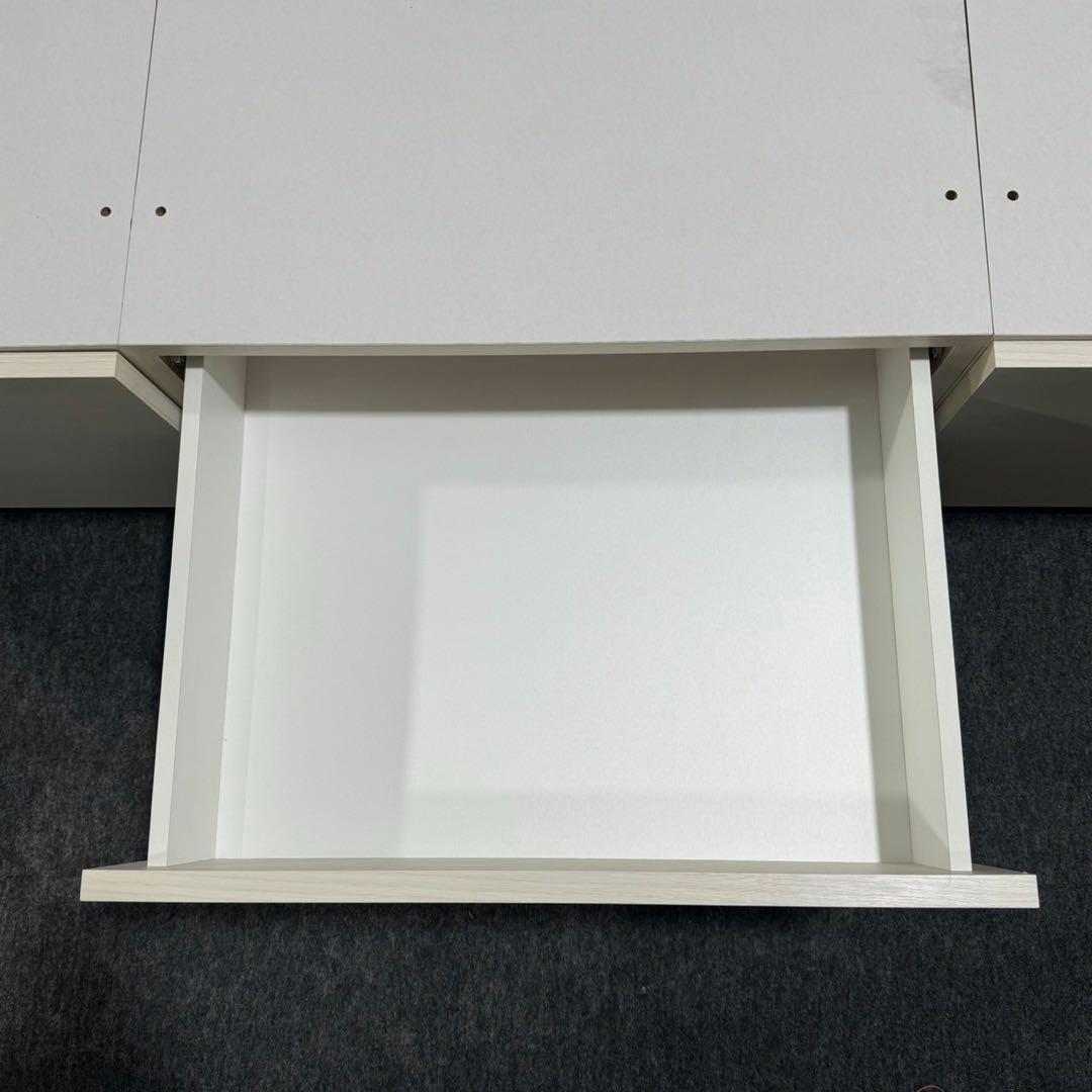 ニトリ シングル ベッドフレーム 収納付き フレームのみ 白 d3598