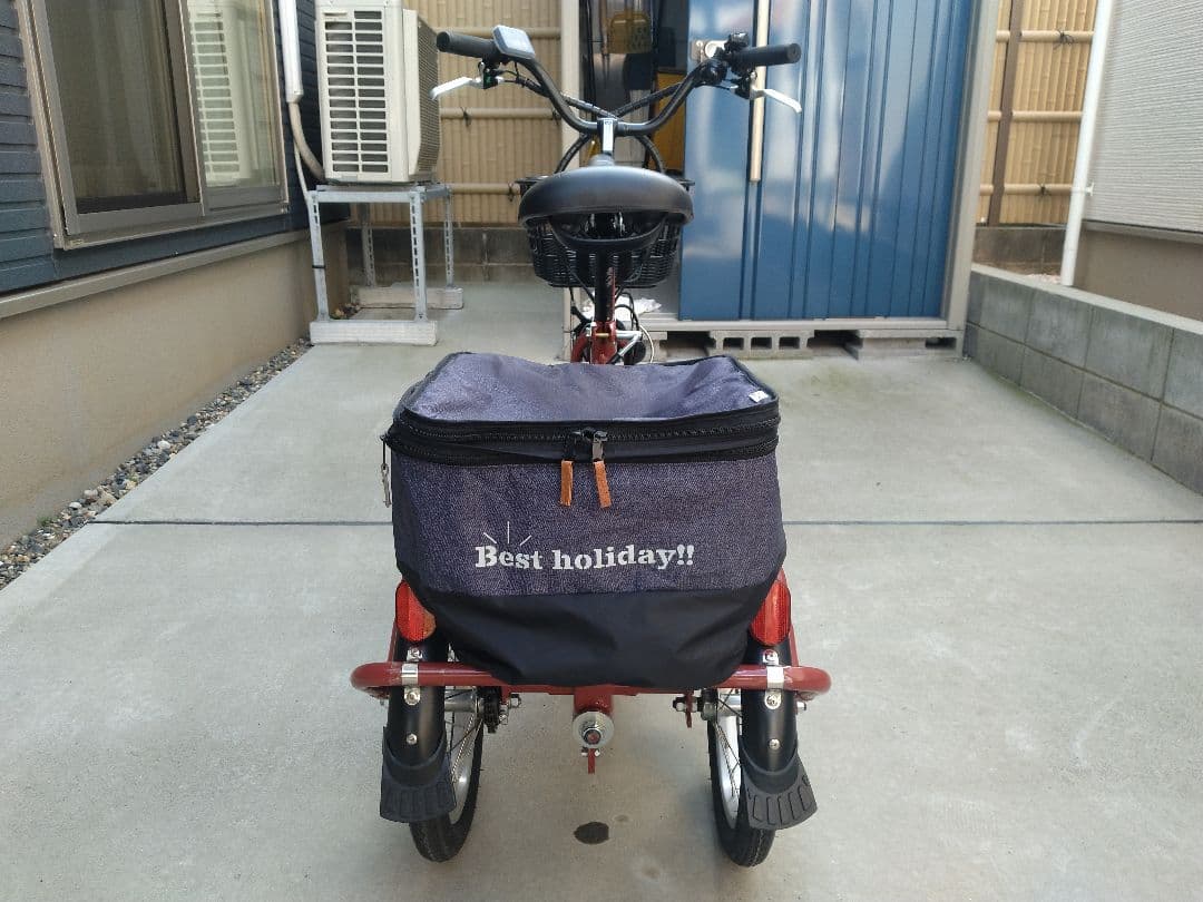 美品 e-parton ロータイプ電動アシスト三輪車 電動自転車 BEPN-18