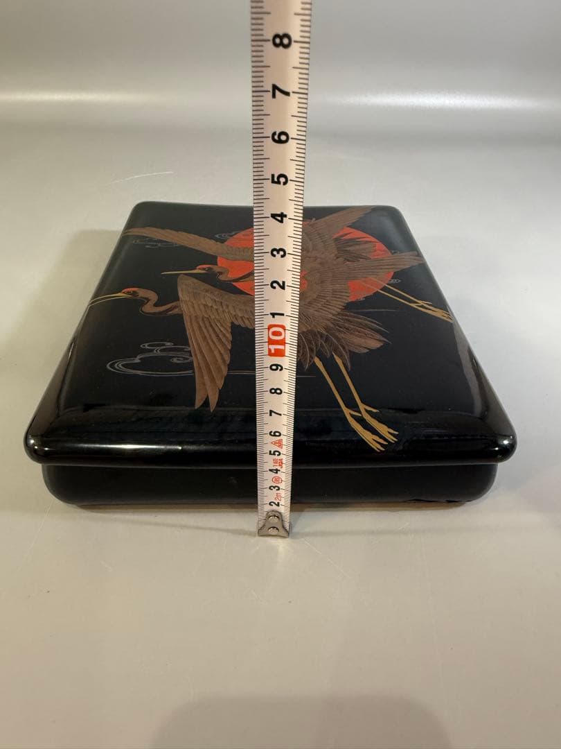 DT668 時代 旭飛鶴蒔絵 文箱