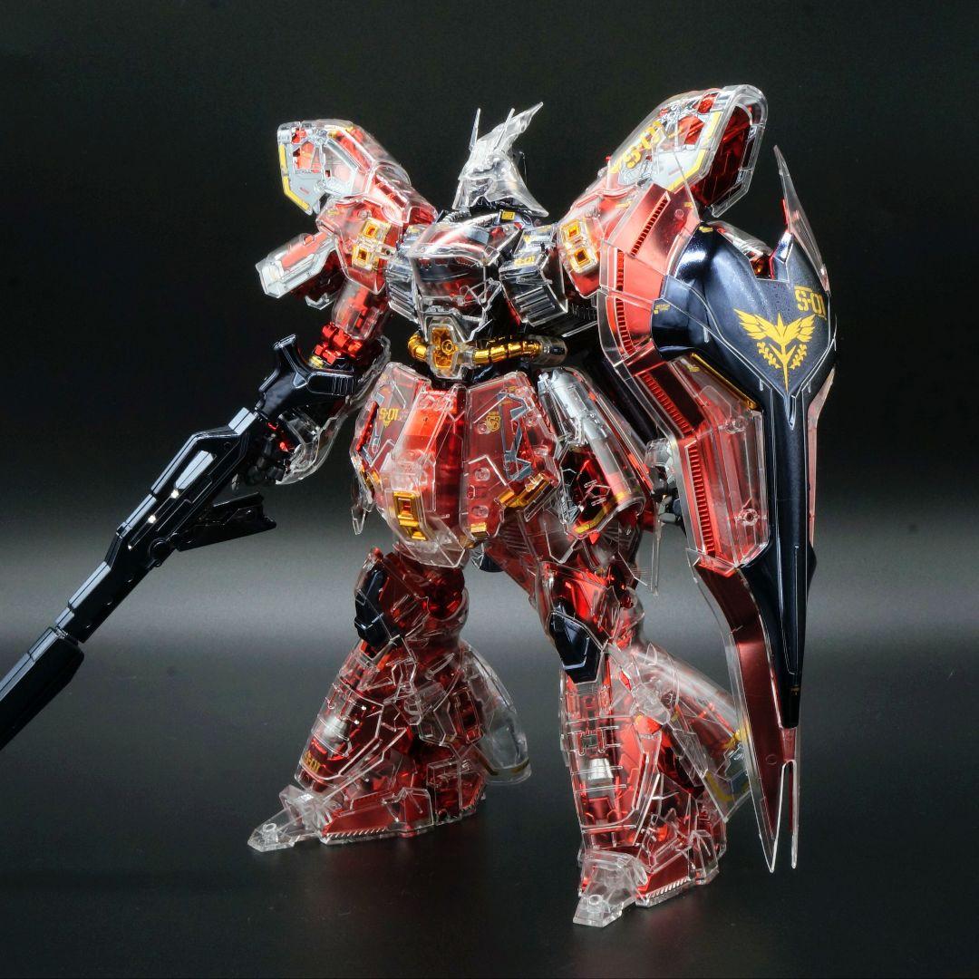 完成品【メッキ加工】MG サザビー ver.ka メカニカルクリア ガンダム