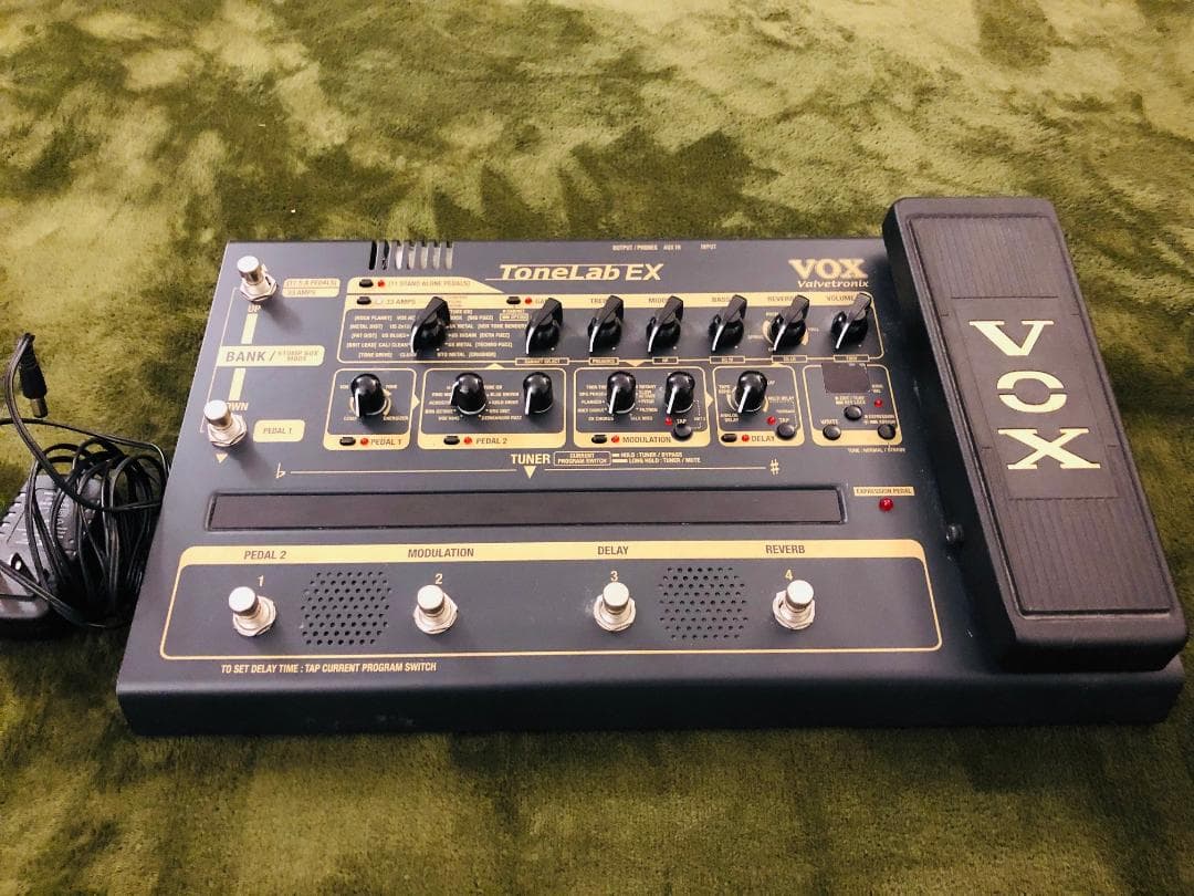 送料込】VOX ToneLab EX マルチエフェクター 真空管搭載 ケース付 VOX